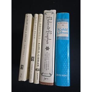 The Prophet by Kahlil Gibran Lot Of 5 Books Rare‎ 1967 Vintage